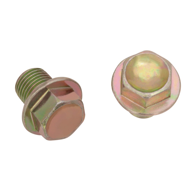 Oil Pan Drain Plug, M14 x 1.50 Thread, Zinc, 5-Pack