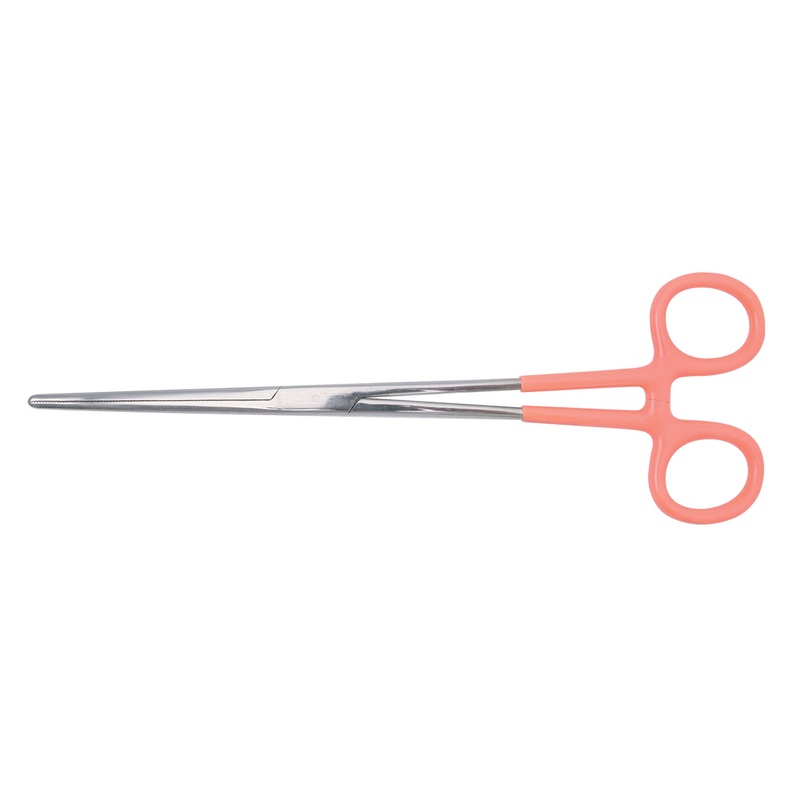 Straight Jaw 10-1/2-Inch Long Stainless Steel Locking Hemostat Forceps