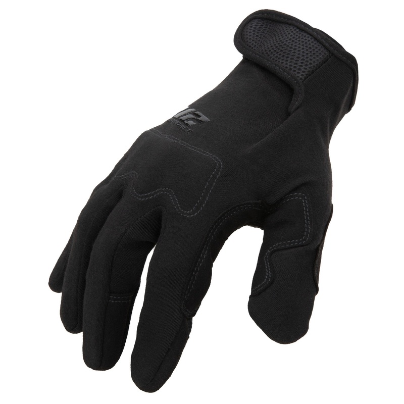 GSA Compliant Fire Resistant Premium Leather Operator Gloves in Black SM Pair