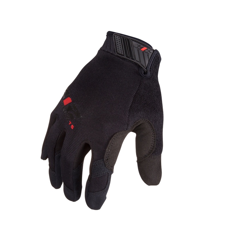 Touchscreen Compatible Mechanic Gloves in Black SM