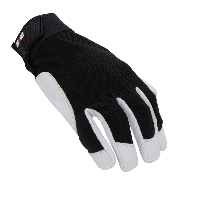 Goatskin Leather Palm Cut 5 Fabricator Gloves, Black XL