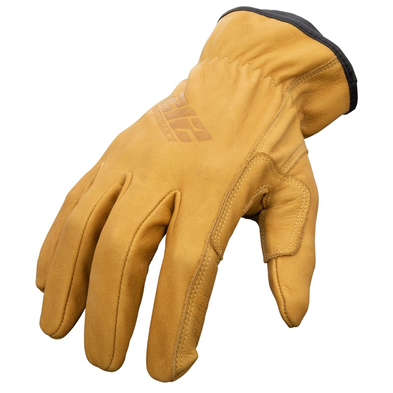 GSA Compliant Leather Driver Work Glove in Russet Brown SM
