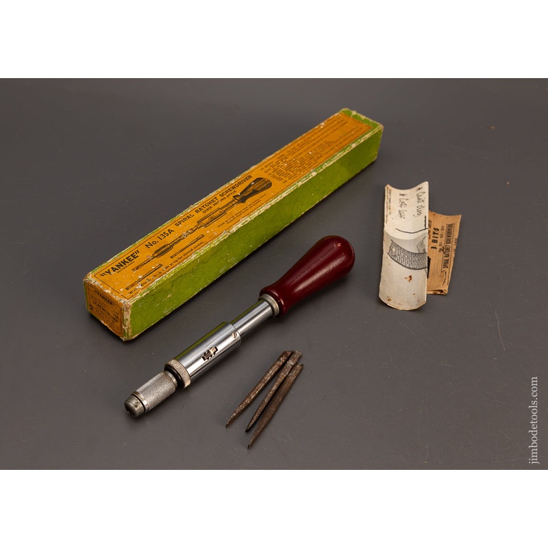 YANKEE No. 135A Screwdriver Near Mint in Box – 117203