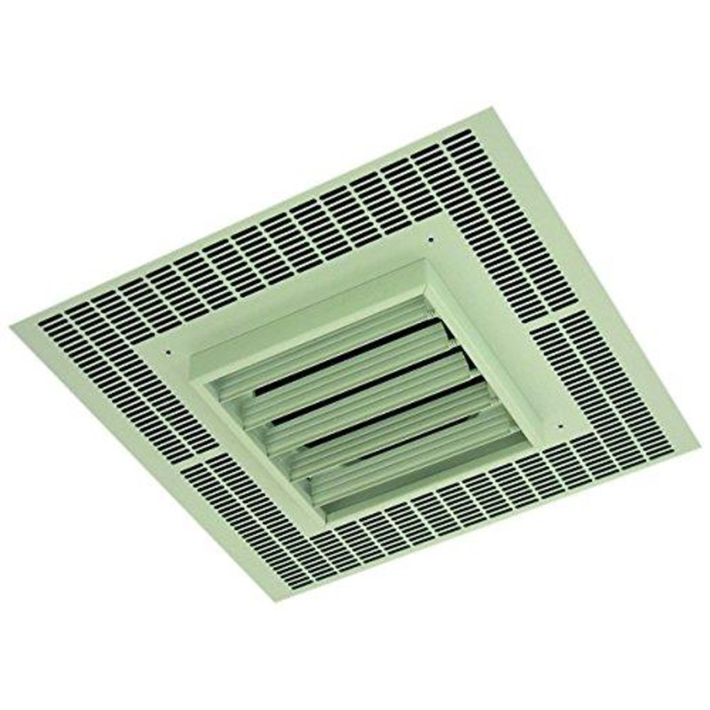 TPI 3KW 208V 1PH 3480 Series Commercial Fan Forced Recessed Mounted Ceiling Heater – F3483A1