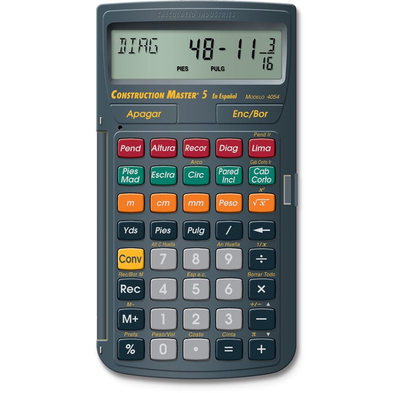 Calculated Industries Construction Master 5 Calculator En Espanol – 4054