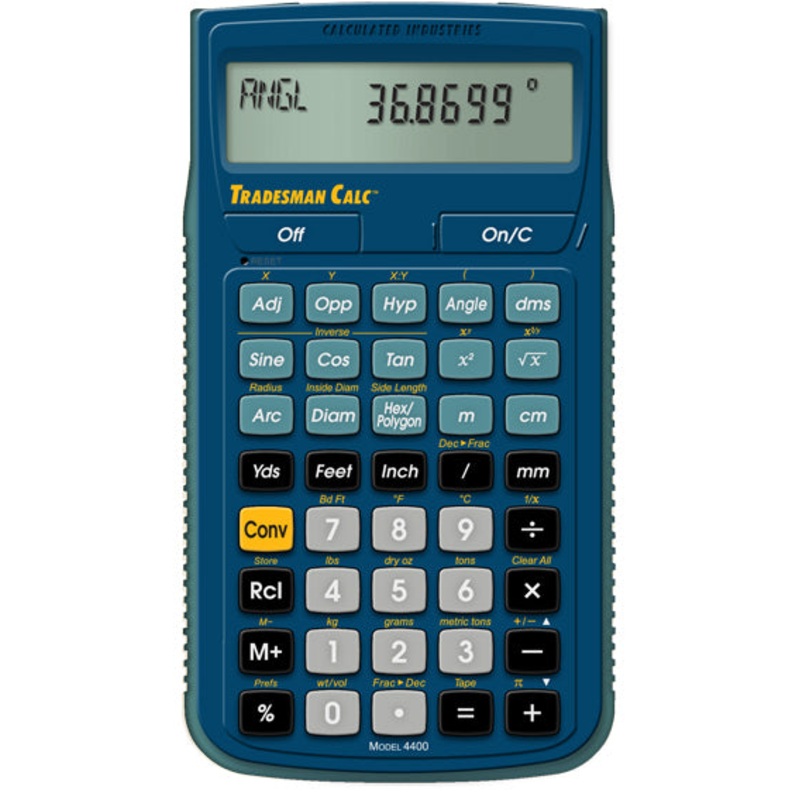 Calculated Industries Tradesman Calculator – 4400