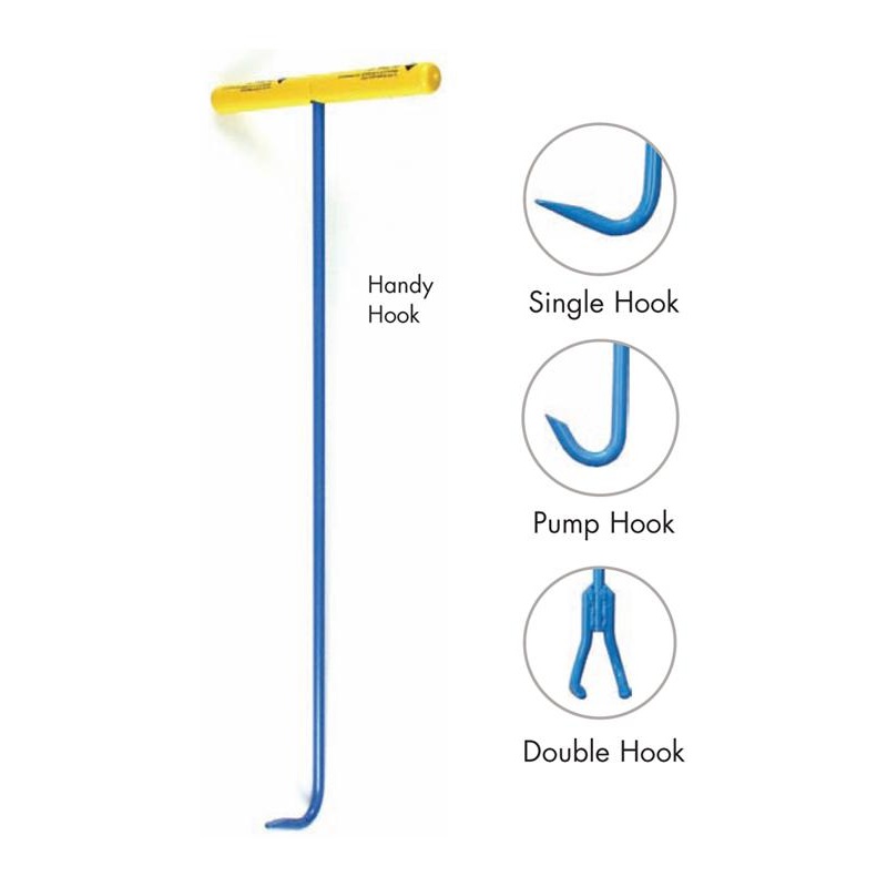 T&T Tools 42″ 1/2″ Heavy-Duty Steel Handy Hook (Dual End) – HH42D