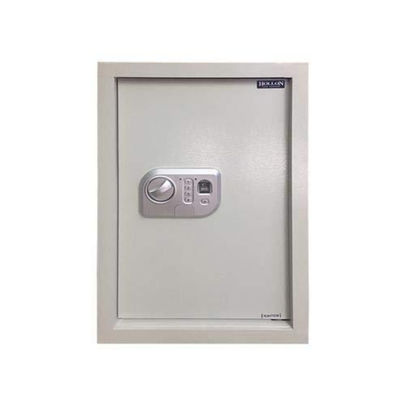 Hollon Safe 22″ x 16″ x 4″ Biometric Wall Safe (White) – WS-BIO-1