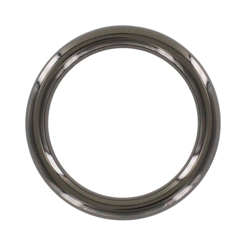 1 1/2″ Shiny Gunmetal, Cast Round Ring, Zinc Alloy, #P-2772-GUNM