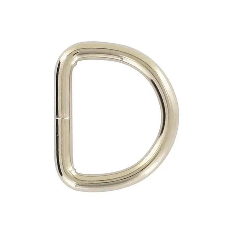 3/4″ Nickel, Welded D Ring, Steel, #P-2141