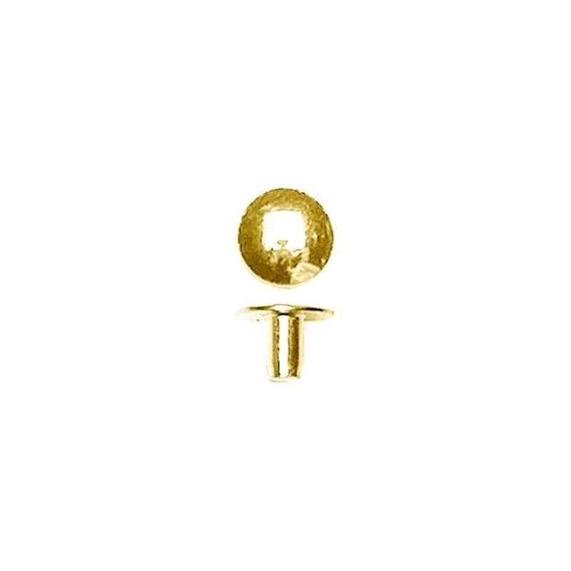 5/16″ Brass, Force Fit Rivet Cap, Steel – 24 pk, #L-3197-BP