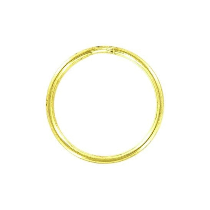 7/8″ Brass, Split Key Ring, Steel, #L-199-7-8B