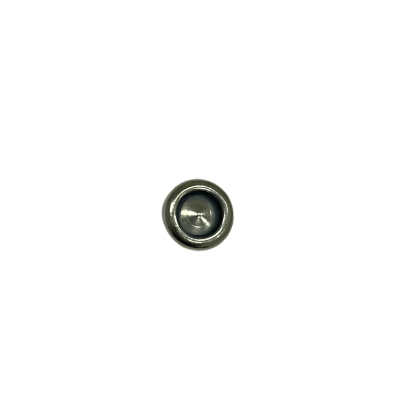 8.4mm Nickel, Seamed Rivet Cap, Steel, #HM-CAP-NP