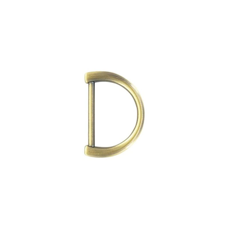 1 1/2″ Antique Brass, D-Ring Handle Loop, Zinc Alloy, #P-3166-ANTB
