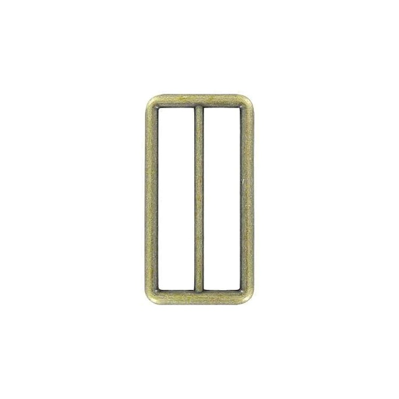 2″ Antique Brass, Cast Concave Slide Ring, Zinc Alloy, #C-1314-ANTB