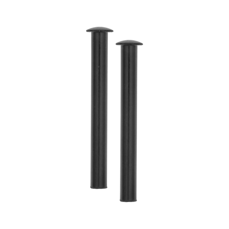 2″ Black, Tubular Rivet, Steel – 12 pk, #L-2203