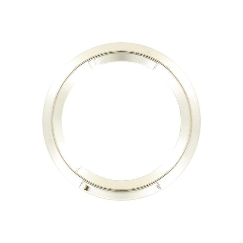 2″ Shiny Nickel, Beveled Round Ring, Zinc Alloy, #P-2880-NIC