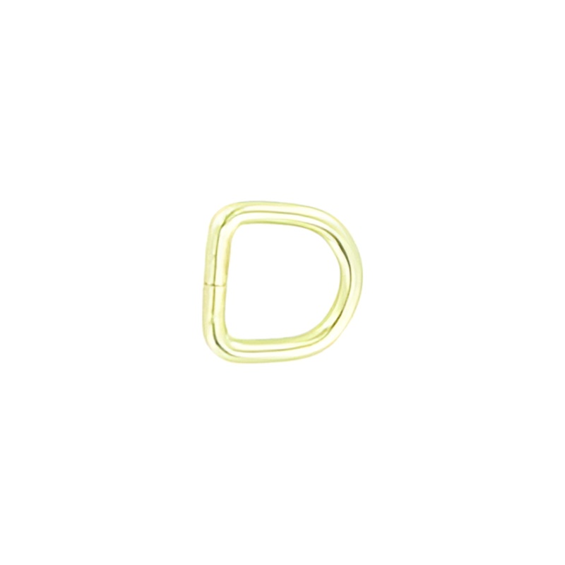 3/8″ Brass, Split D Ring, Steel, #P-2116-BP
