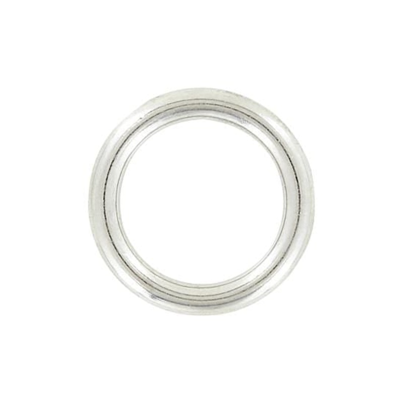 5/8″ Shiny Nickel, Cast Round Ring, Zinc Alloy, #A-231-NP