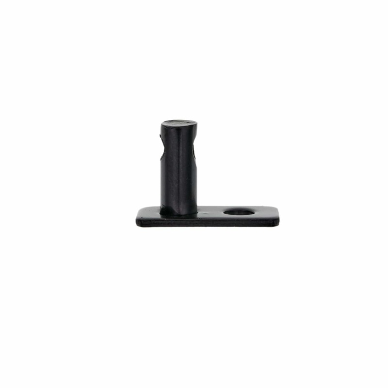 7/8″ Black, Lock Post, Zinc Alloy, #SM-101-BLK