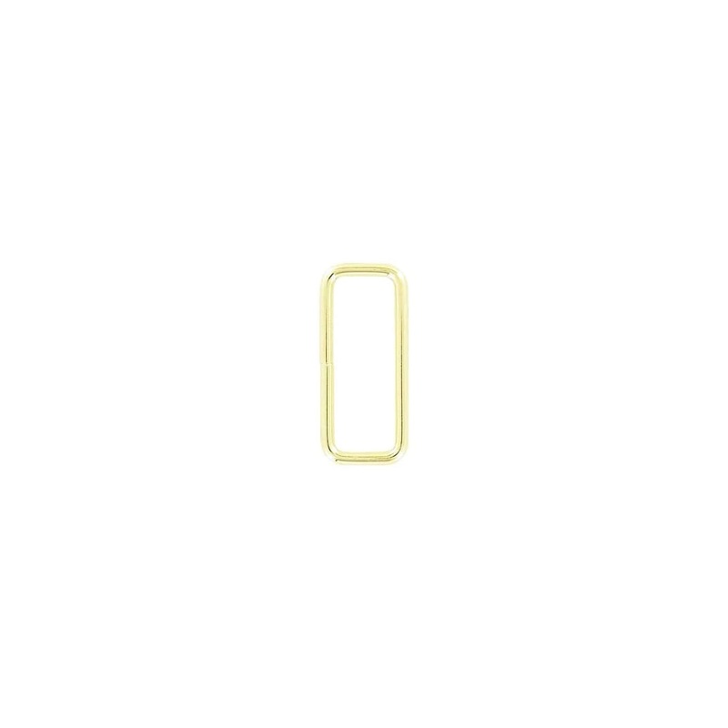 1 1/2″ Brass Plate, Split Rectangular Ring, Steel, #C-25-1-1-2BP