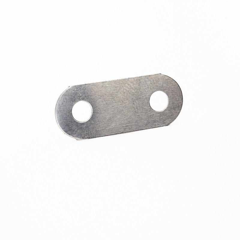 1 1/4″ Nickel, Oblong Double Hole Washer, Steel – 12pk, #L-2318