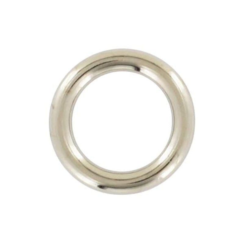 1/2″ Nickel, Cast Round Ring, Zinc Alloy, #P-2717-NP