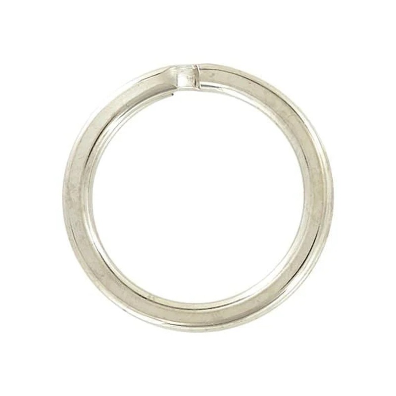 1″ Nickel, Split Key Ring, Steel, #L-2947-NP