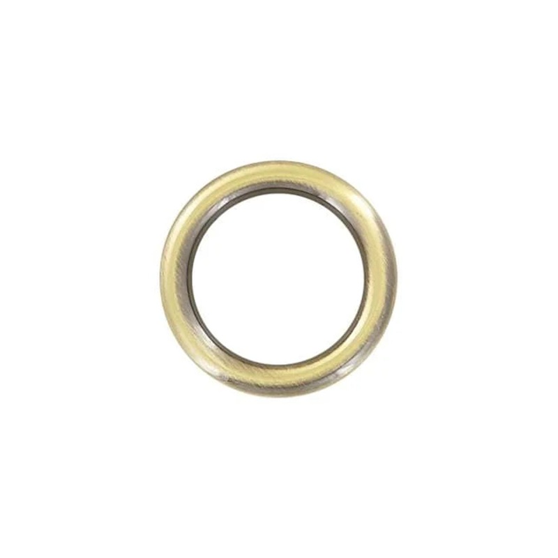3/4″ Antique Brass, Solid Round Ring, Zinc Alloy, #P-3157-ANTB