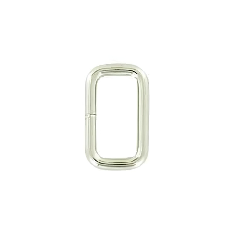 3/4″ Shiny Nickel, Split Rectangular Ring, Steel, #P-3220-3-4-NP