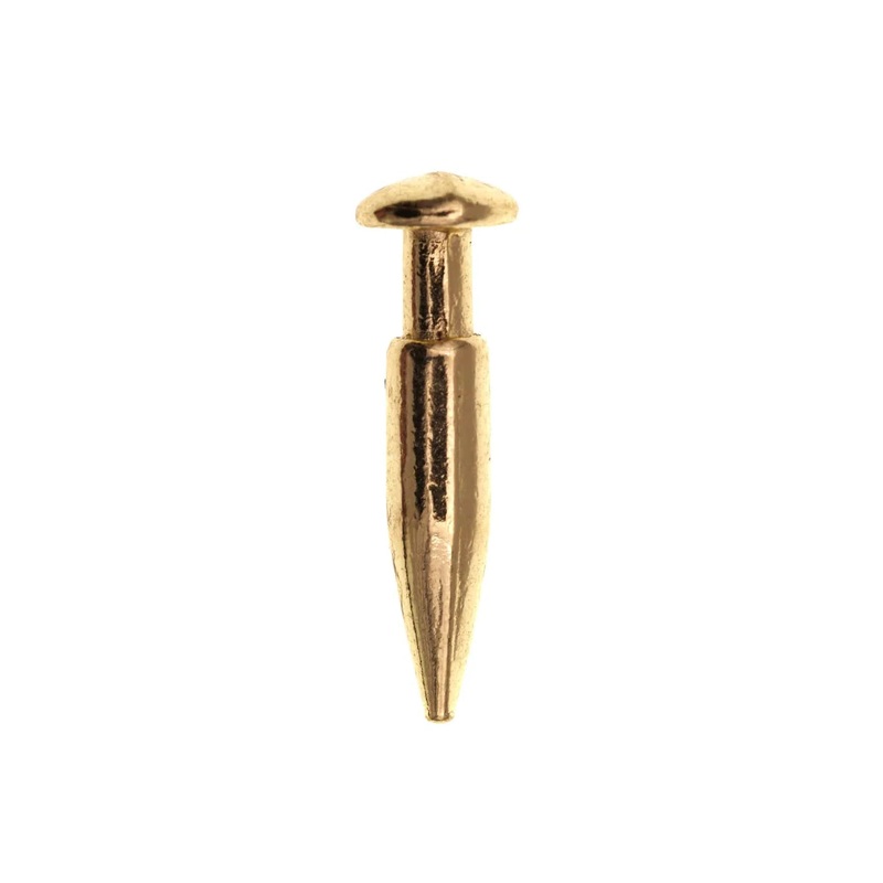 4mm Brass, Snapper Rivet, Zinc Alloy, #A-341