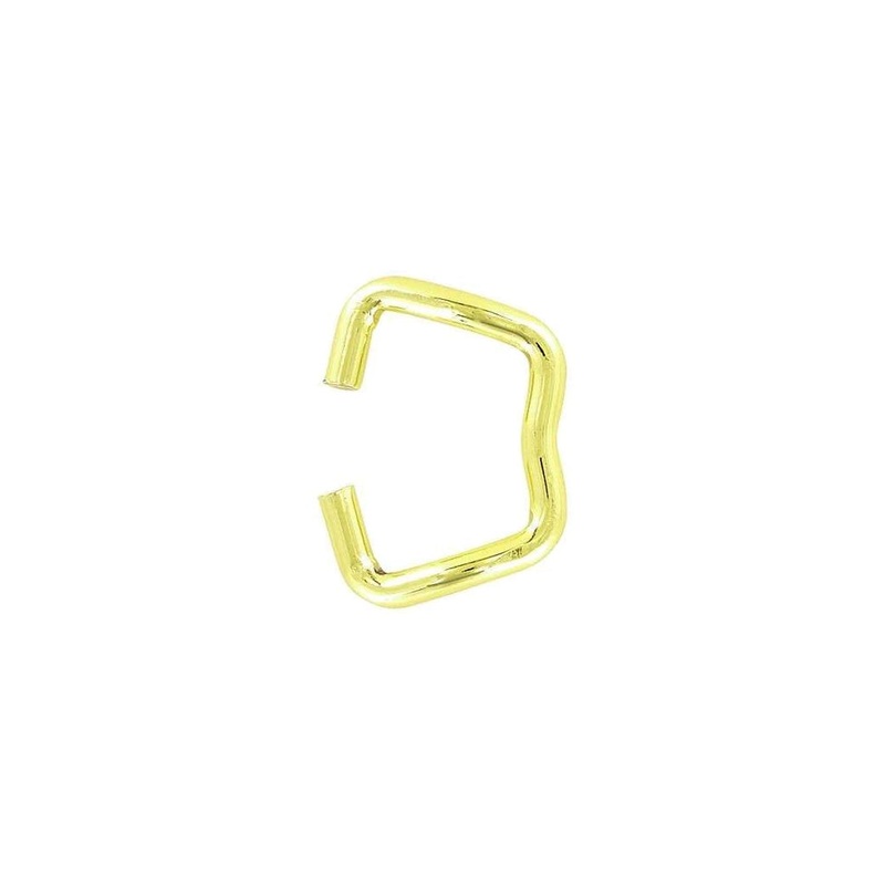 5/8″ Brass, Split Rectangular Handle Ring, Steel, #P-2096-BP