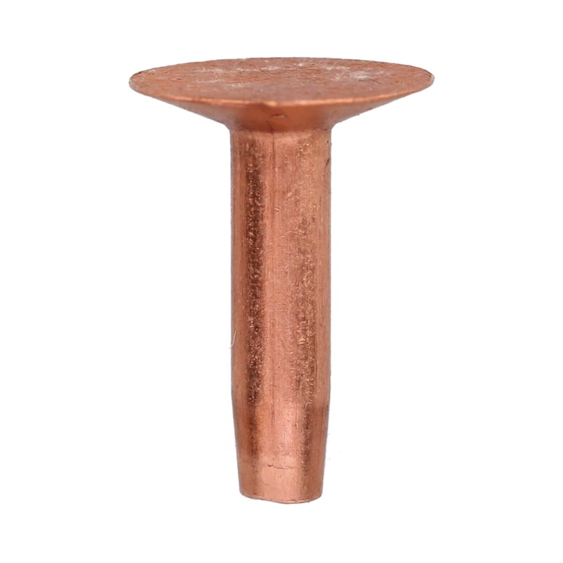 5/8″ Copper, 1lb Box – #10 Rivet with Burr, Copper, #L-307-10-A