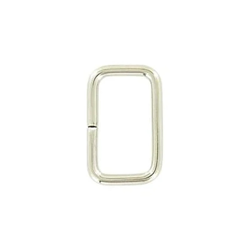 5/8″ Nickel Plate, Split Rectangular Ring, Steel, #C-25-5-8-NP