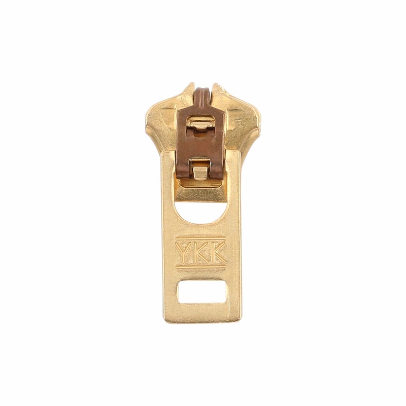 #5 Brass, Metal, YKK Jean Zipper Auto Lock Zipper Slider, Zinc Alloy, #5M-7-BP