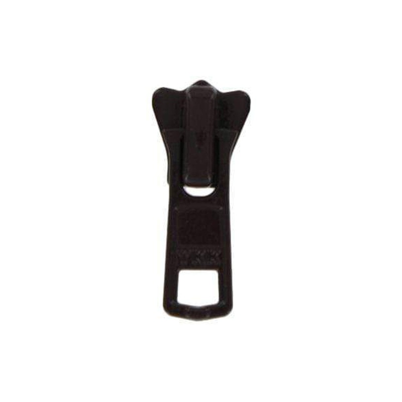 #5 Brown, YKK Vislon Auto Lock Zipper Slider, Zinc Alloy, #5V-1-BRO