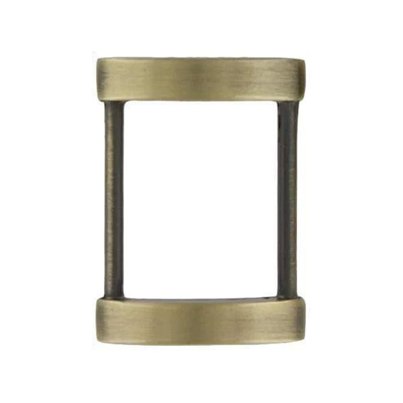 1″ Antique Brass, Solid Concave Rectangular Ring, Zinc Alloy, #P-2559-ANTB