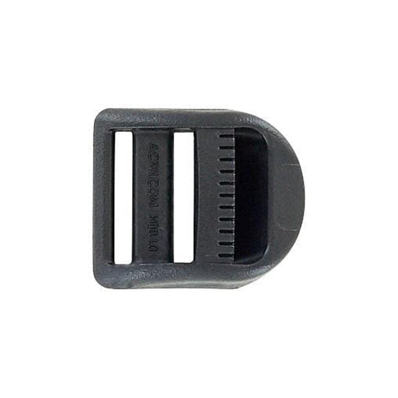 1″ Black, Curved Tension Lock, Plastic, #C-1654