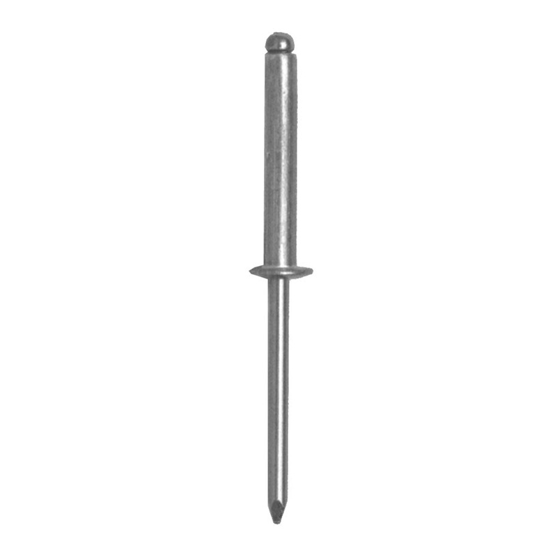 1″ Nickel, Blind Rivet, Steel – 12 pk, #S-616