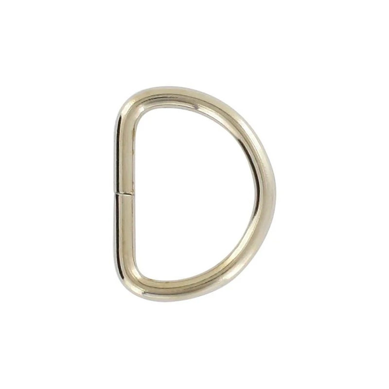 3/4″ Nickel, Split D-Ring, Steel, #D-105-NP
