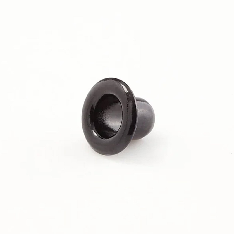 3.9mm Black, Eyelet, Solid Brass – 12 pk, #A-344-BLK