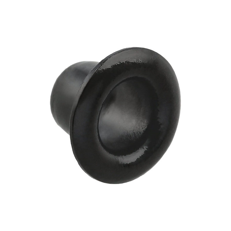 5.3mm Black, Eyelet, Aluminum – 12 pk, #A-348-BLK