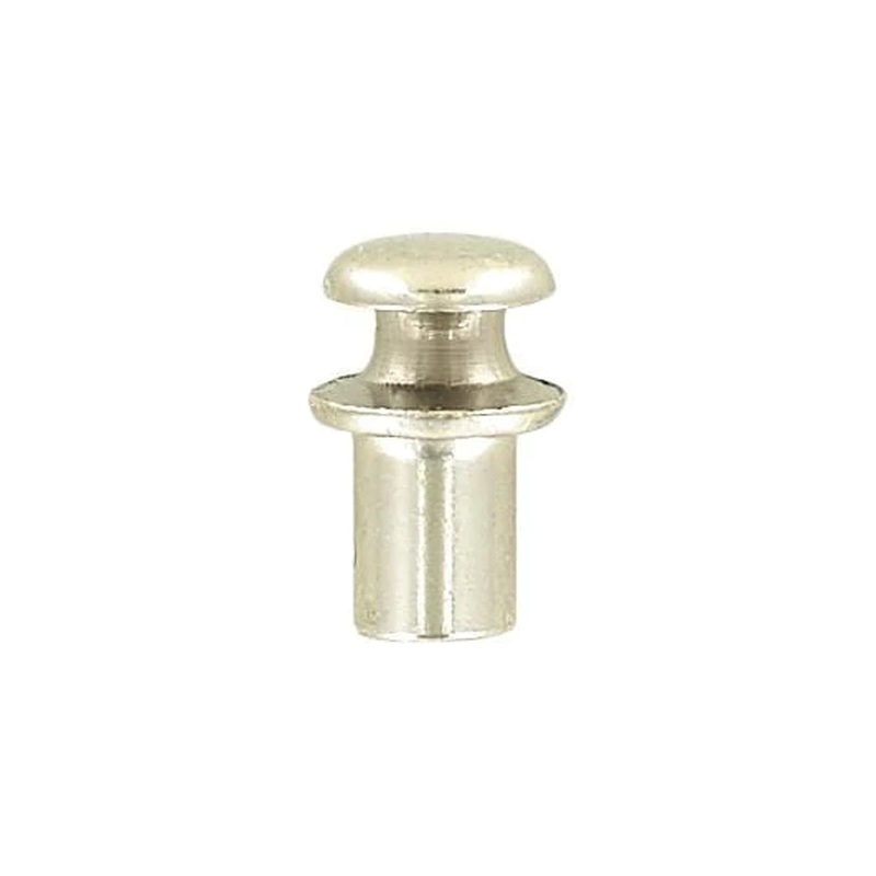 1/2″ Nickel, Boot Lace Eyelet Hook, Solid Brass, #C-1567-SBN