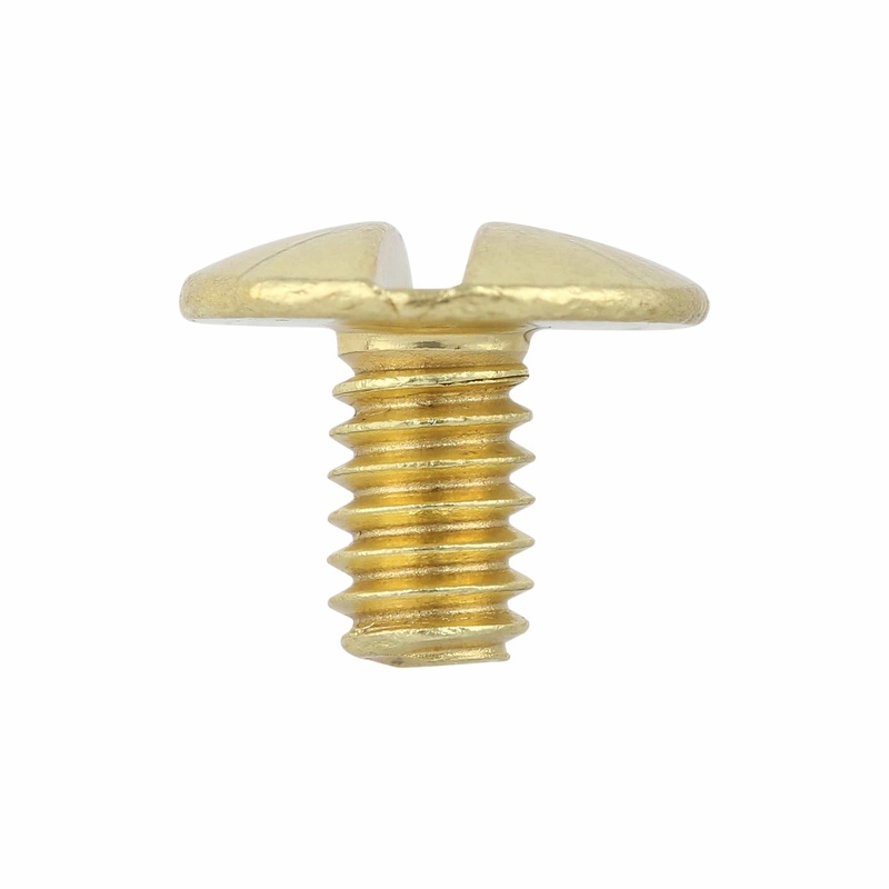1/4″ Brass, Screw Only, Solid Brass PK10, #L-156SC-1-4-SB