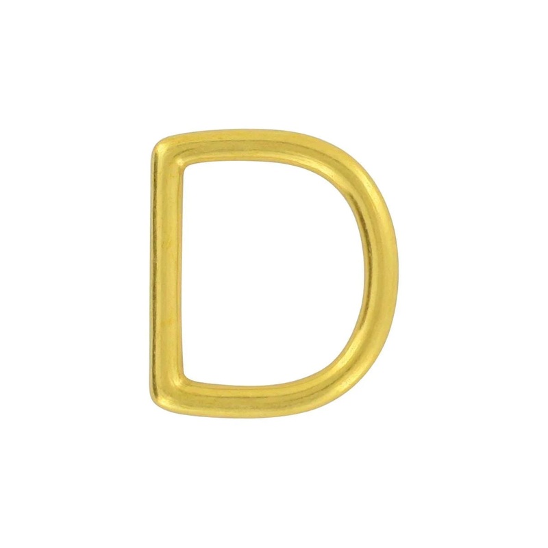 1″ Brass, Cast D-Ring, Solid Brass, #P-1338