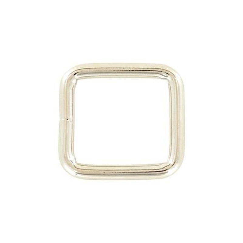 1″ Shiny Nickel, Welded Ring, Steel, #P-2260-NP