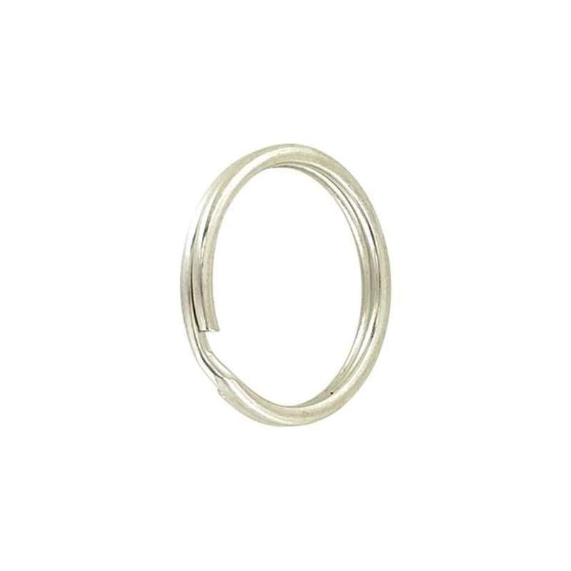 3/4″ Nickel, Split Key Ring, Steel, #L-199-3-4