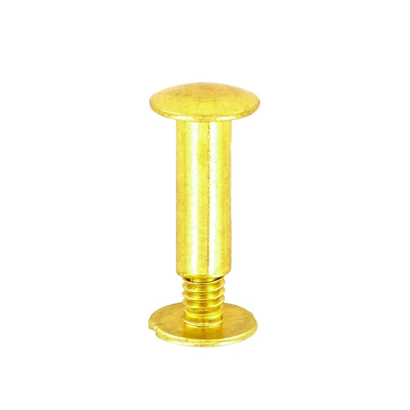 5/8″ Brass, Chicago Screw, Solid Brass PK10, #L-156-5-8