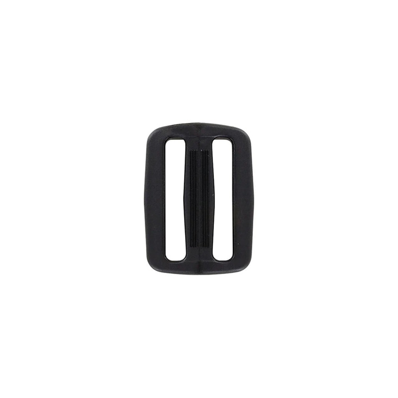 1 1/2″ Black, Sliplock Tri-Glide Slide Buckle, Plastic, #SL-1-1-2