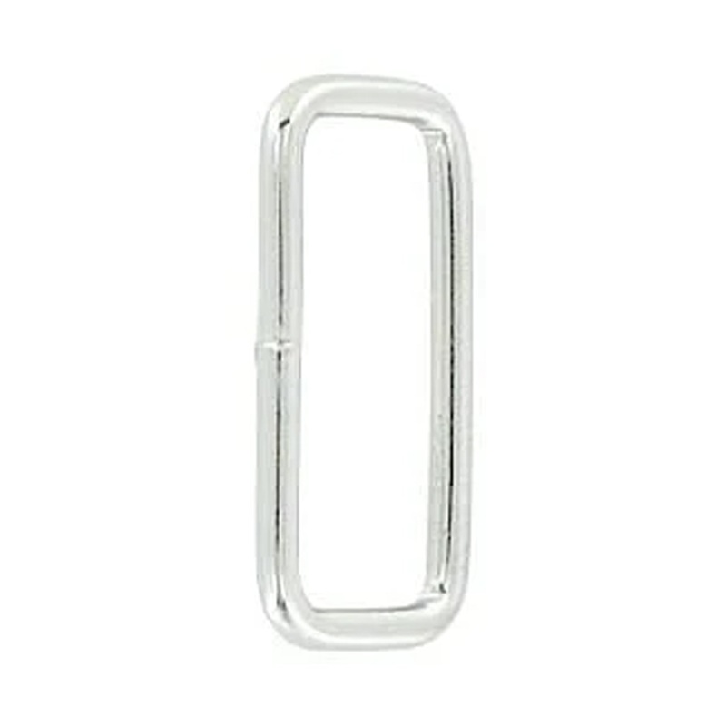 1 1/4″, Nickel Plated, Welded Rectangular Ring, Steel, #P-3212-NIC
